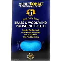 Hot Sale 🧨 Music Nomad Music Nomad Brass & Woodwind Untreated Microfiber Polishing Cloth 12 X 12 In. ✨