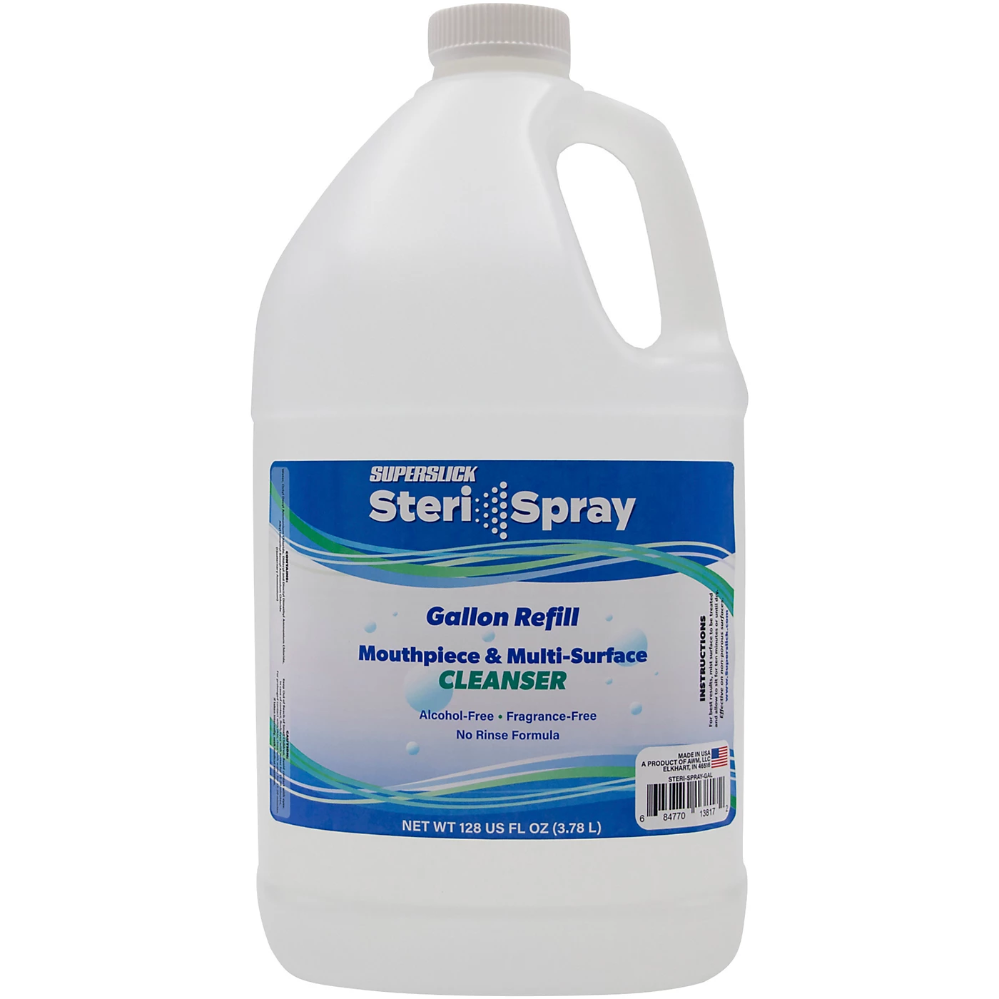 Superslick Steri-Spray Mouthpiece & Multi-Surface Cleanser Refill, 128 oz. (3.79 L) Brand new ???? Superslick Superslick Steri-Spray Mouthpiece & Multi-Surface Cleanser Refill, 128 Oz. (3.79 L) ???? -Yamaha Shop L78589000000000 00 1400x1400 1